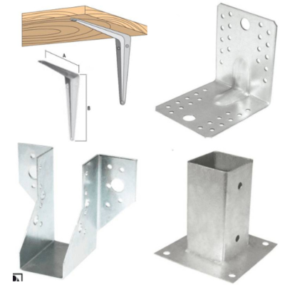 Attaches pour les structures en bois